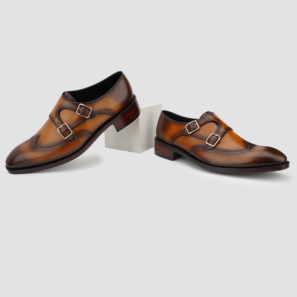 Top leather monkstrap shoes in Pakistan