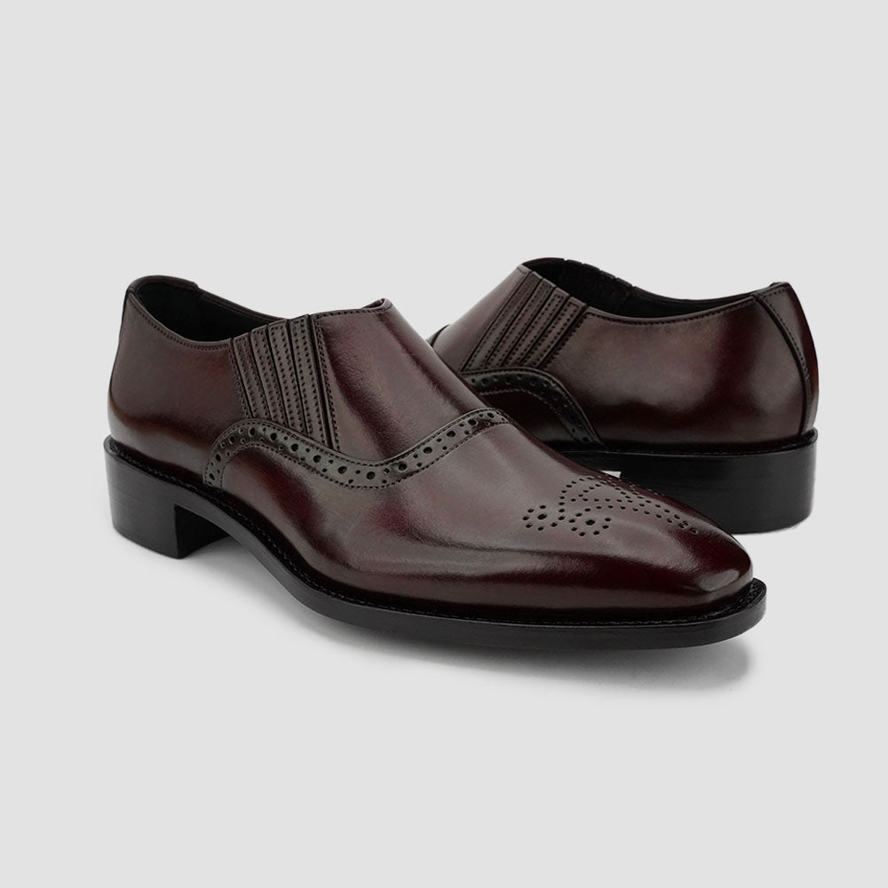 Leather loafers for men