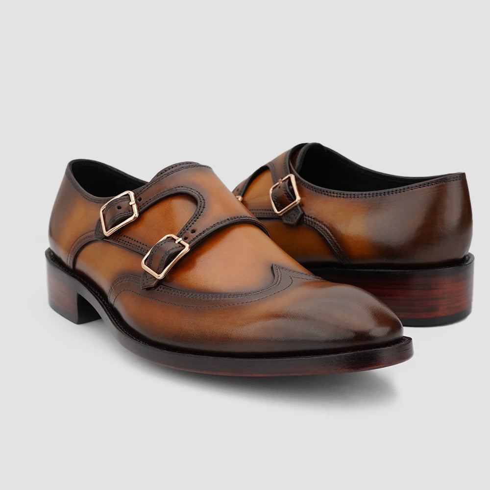 Double monk strap shoes​