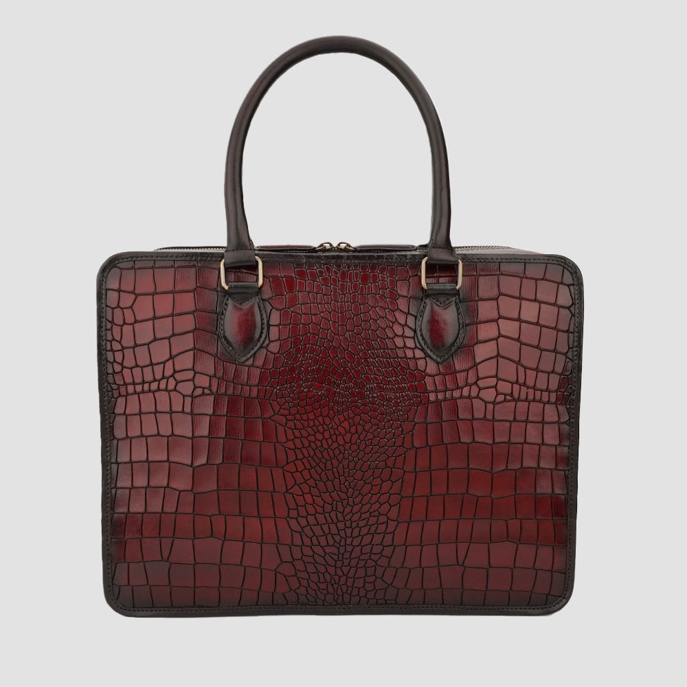 Leather laptop bag​