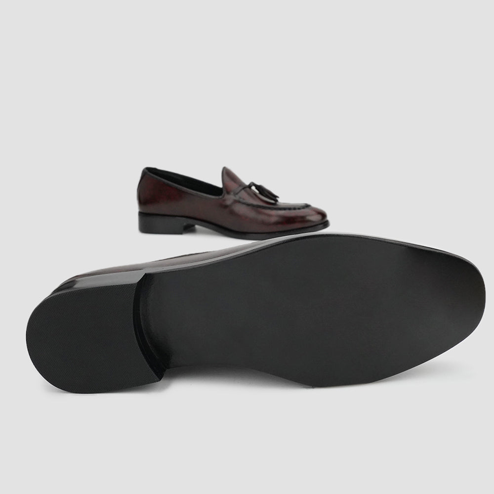 Men leather loafers