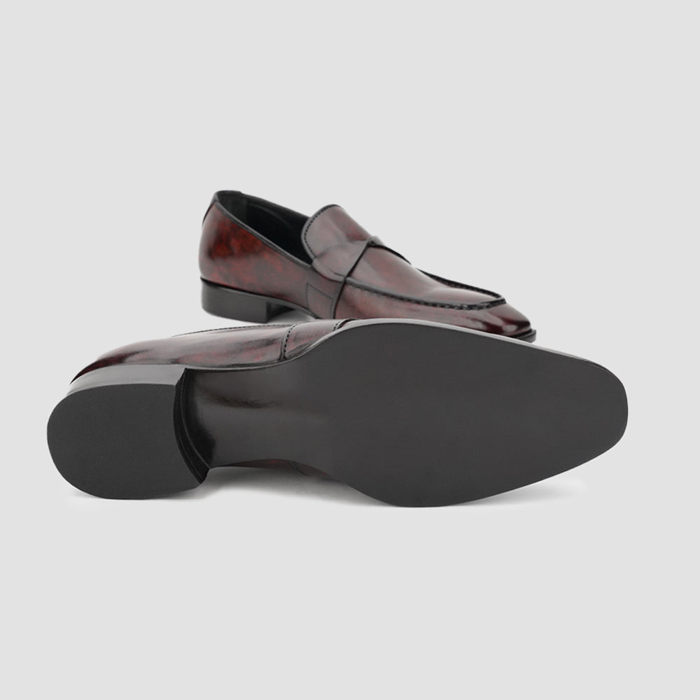 Premium leather loafers for men