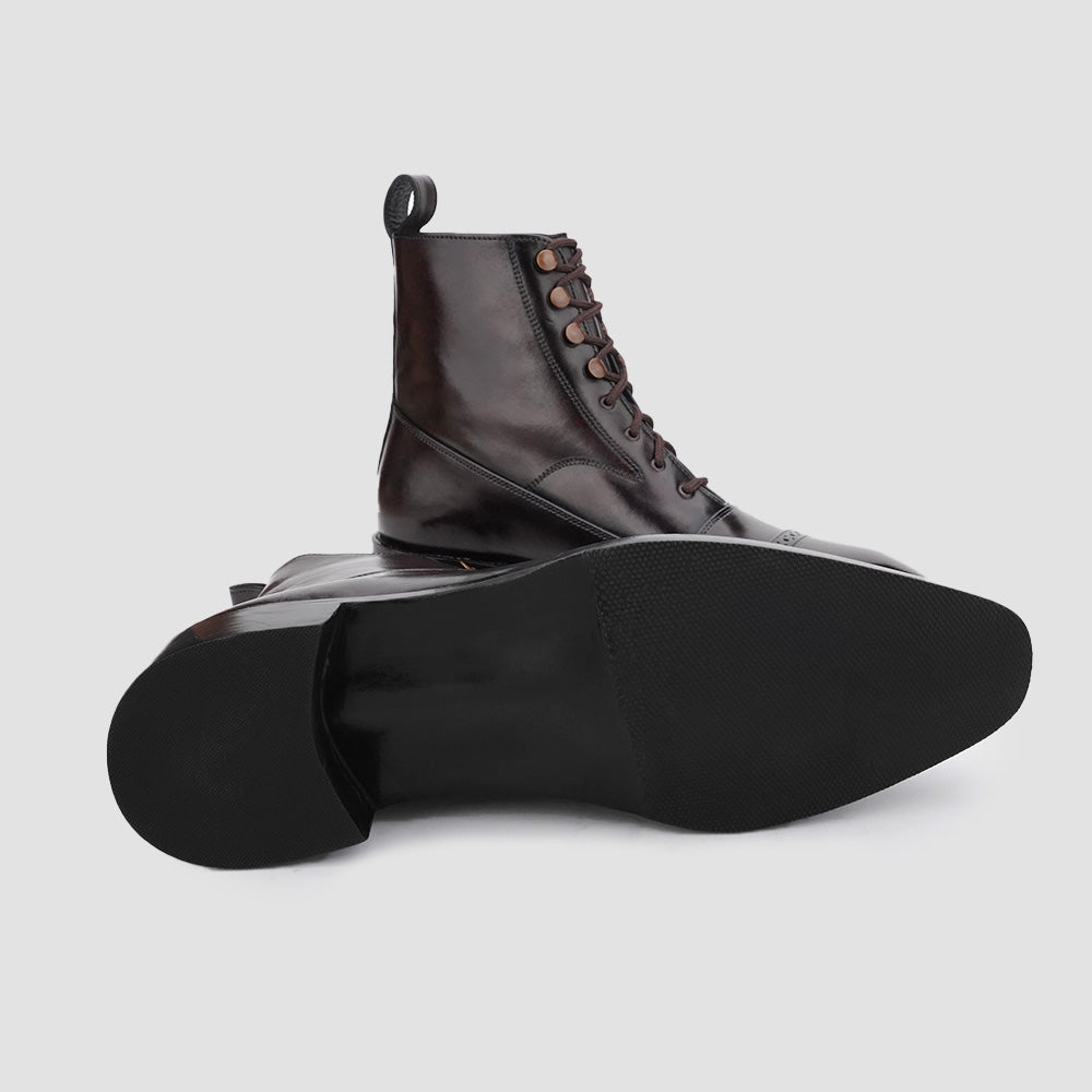 Leather boots for men