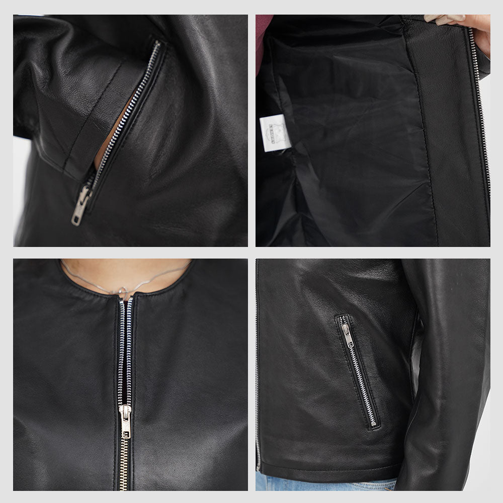 Women's leather jackets