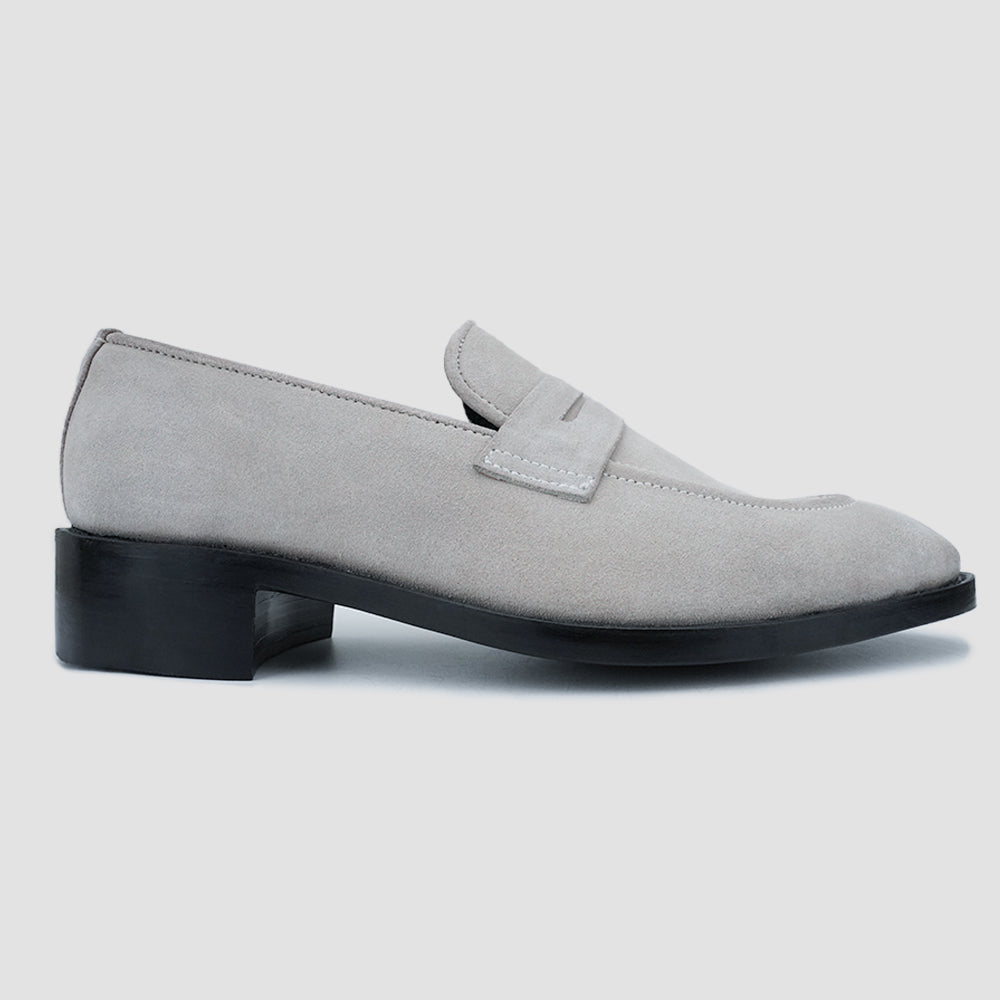 Premium suede leather penny loafers