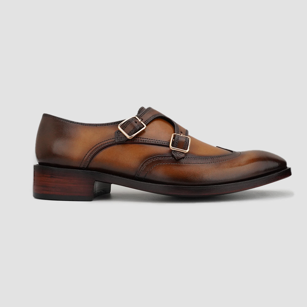 Brown formal shoes for men