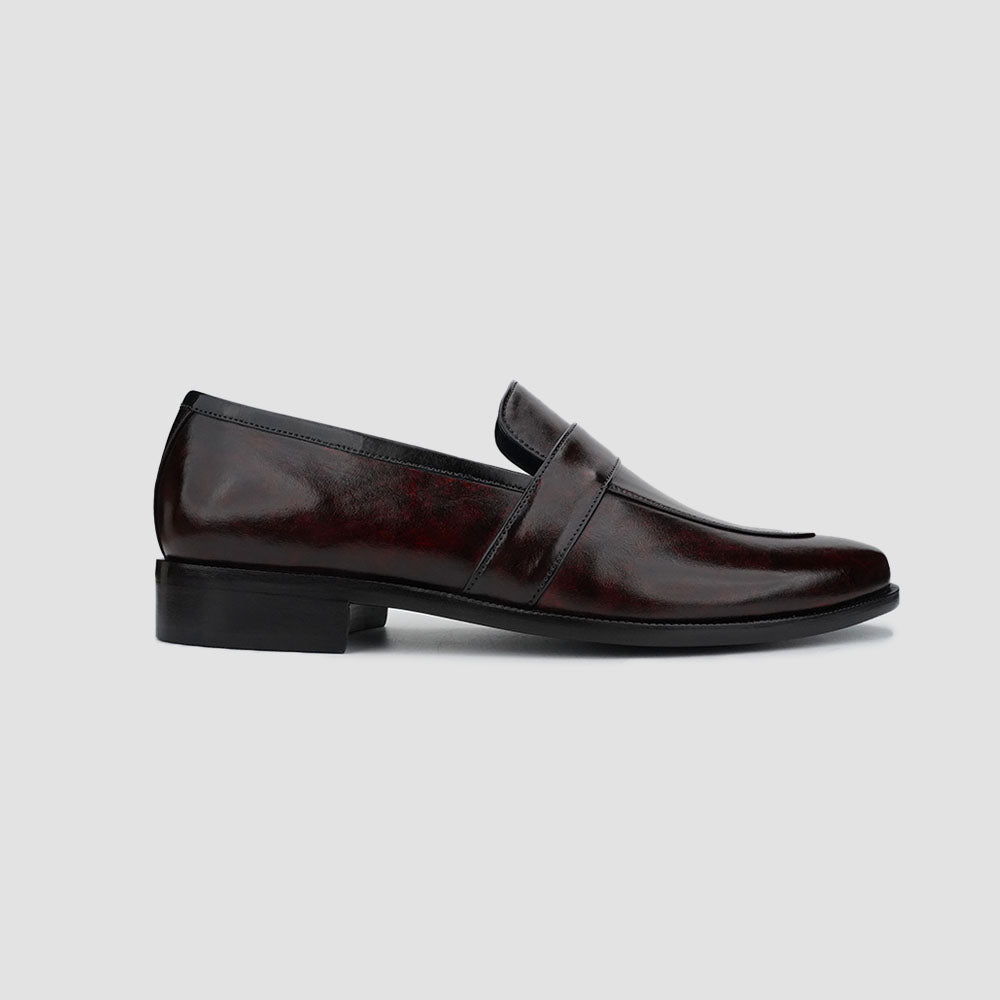 Leather loafers for men