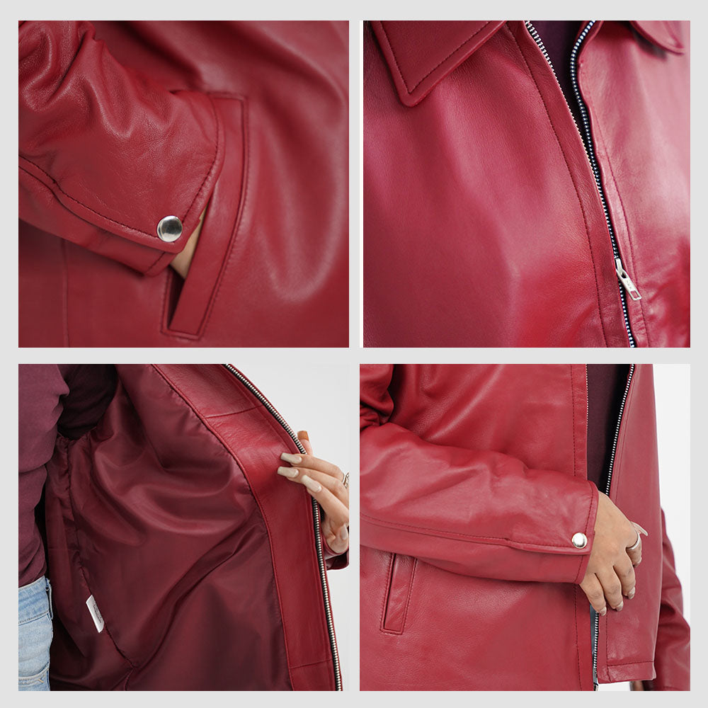 Leather jackets for women