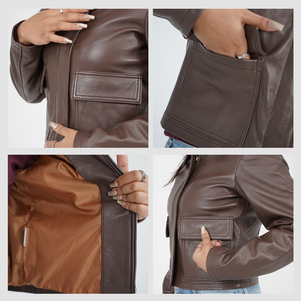Leather jackets for Women's