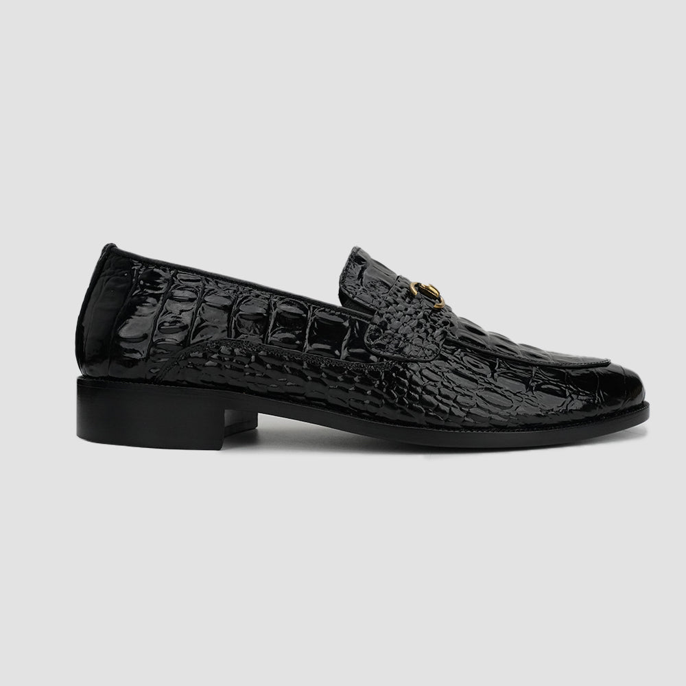 Crocodile leather shoes