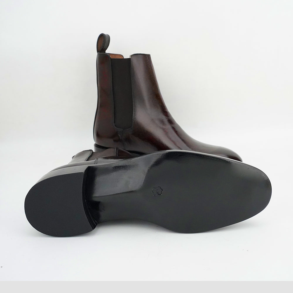 Leather chelsea boots