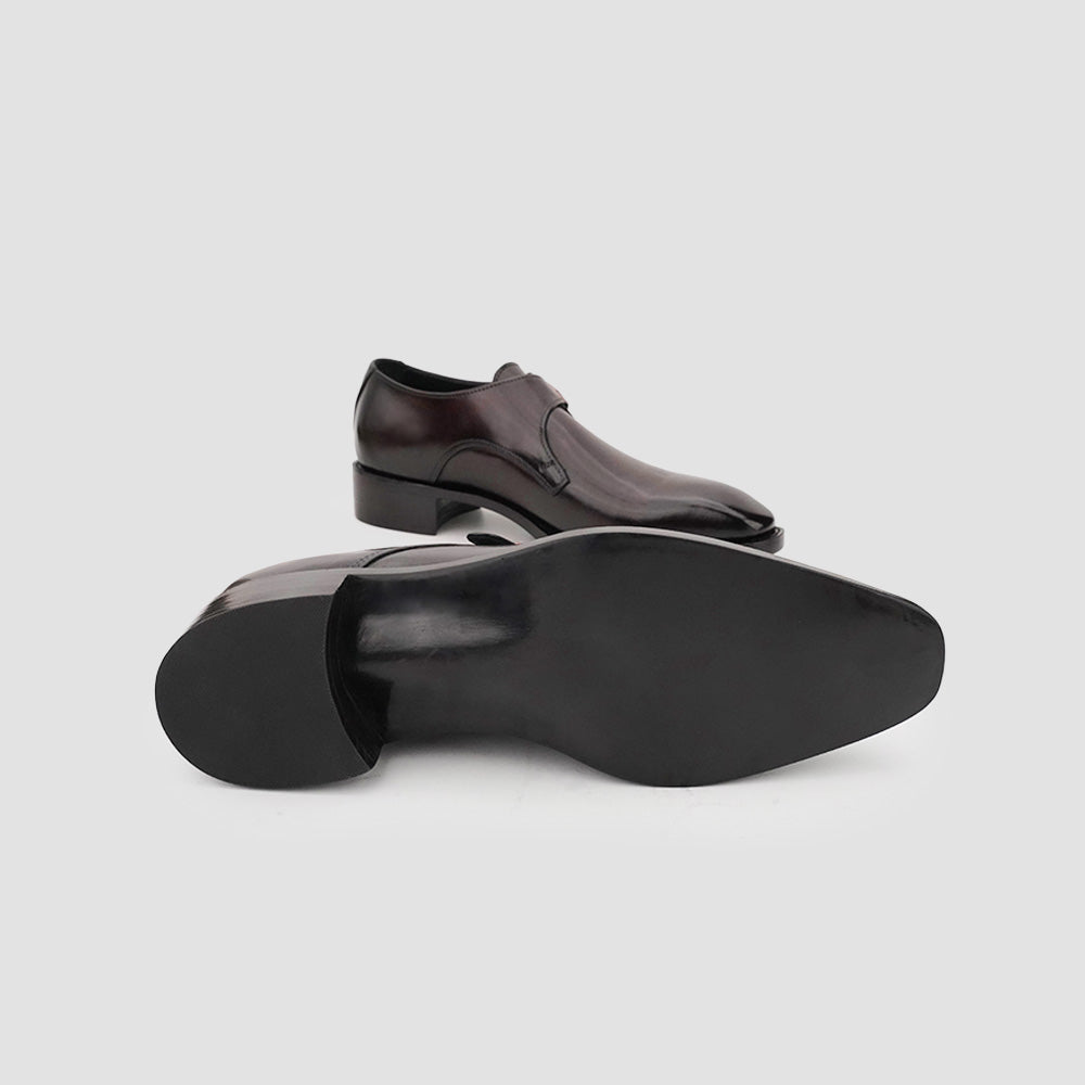 Monk Strap Shoes in calf leather